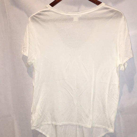 Helmut Lang White Tee Shirt Top | Size L - Picture 3 of 3